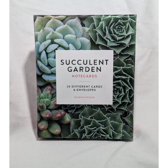 Succulent Garden Notecards by Edyta Szyszka - Picture 1 of 6
